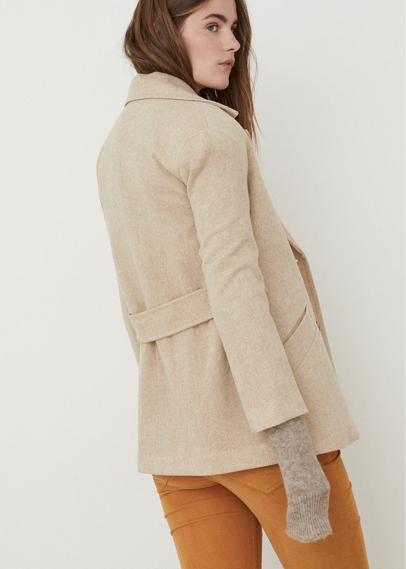 Damen Parkas | Hoss Intropia Kurzmantel beige - TV19843 Damen Parkas | Hoss Intropia Kurzmantel beige - TV19843