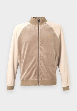 TRACK JACKET - Felpa con zip - beige
