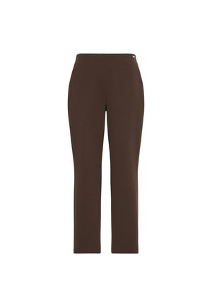 Calvin Klein, PONTE STRAIGHT LEG PANT - Панталони - brown cork