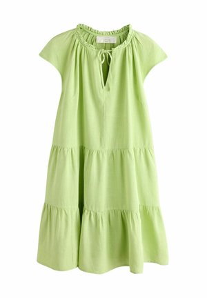 PETITE FIT-TIERED MINI - Vardagsklänning - lime green