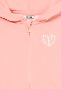 Guess HOODED WITH ZIP - Sweatjacke - peach sunrise