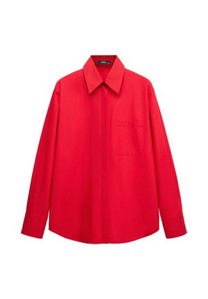 Mango, ADULT - Button-down blouse - red