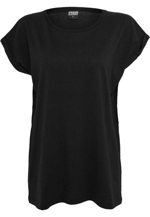 Urban Classics EXTENDED SHOULDER - Basic T-shirt - black