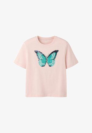 Name it, T-Shirt print - lotus