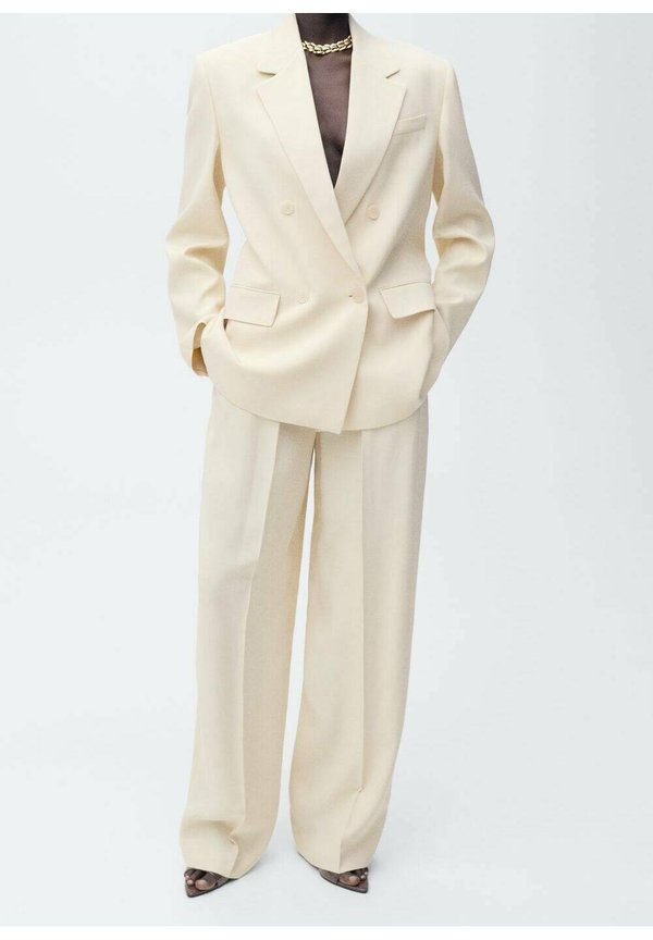 SUKI - Trousers - vanille