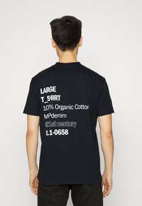 Marc O'Polo DENIM SHORT SLEEVE - T-shirt estampada - black