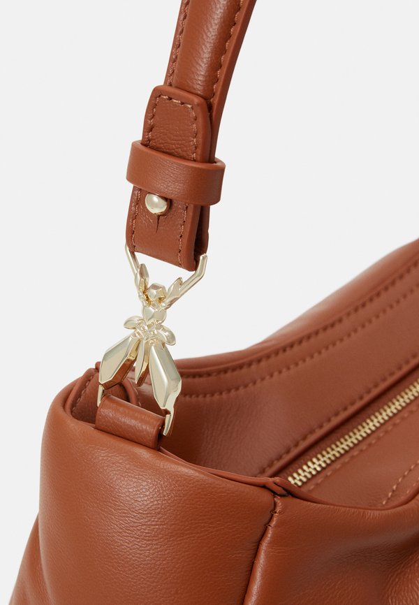 SHOULDER - Handbag - cognac3