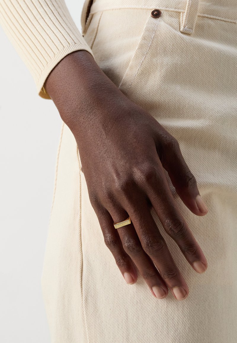 kate spade new york ICON BAR RING - Gredzens - gold-coloured/clear