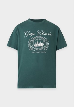 GAP, CLASSIC TEE - T-Shirt print - moores green