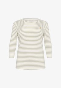 Sélectionné, chalk feather gray stripe