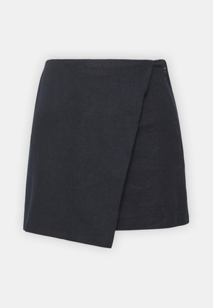 Abercrombie & Fitch WRAP SKORT  - Átlapolós szoknya - black