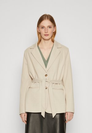 ONLY Tall ONLLETTA HERINGBONE COATIGAN - Kort kåpe / frakk - leafless tree/chatey grey