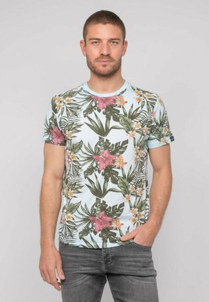 T-shirt imprimé - bleu ciel