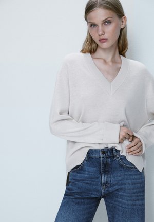 Sweter - beige