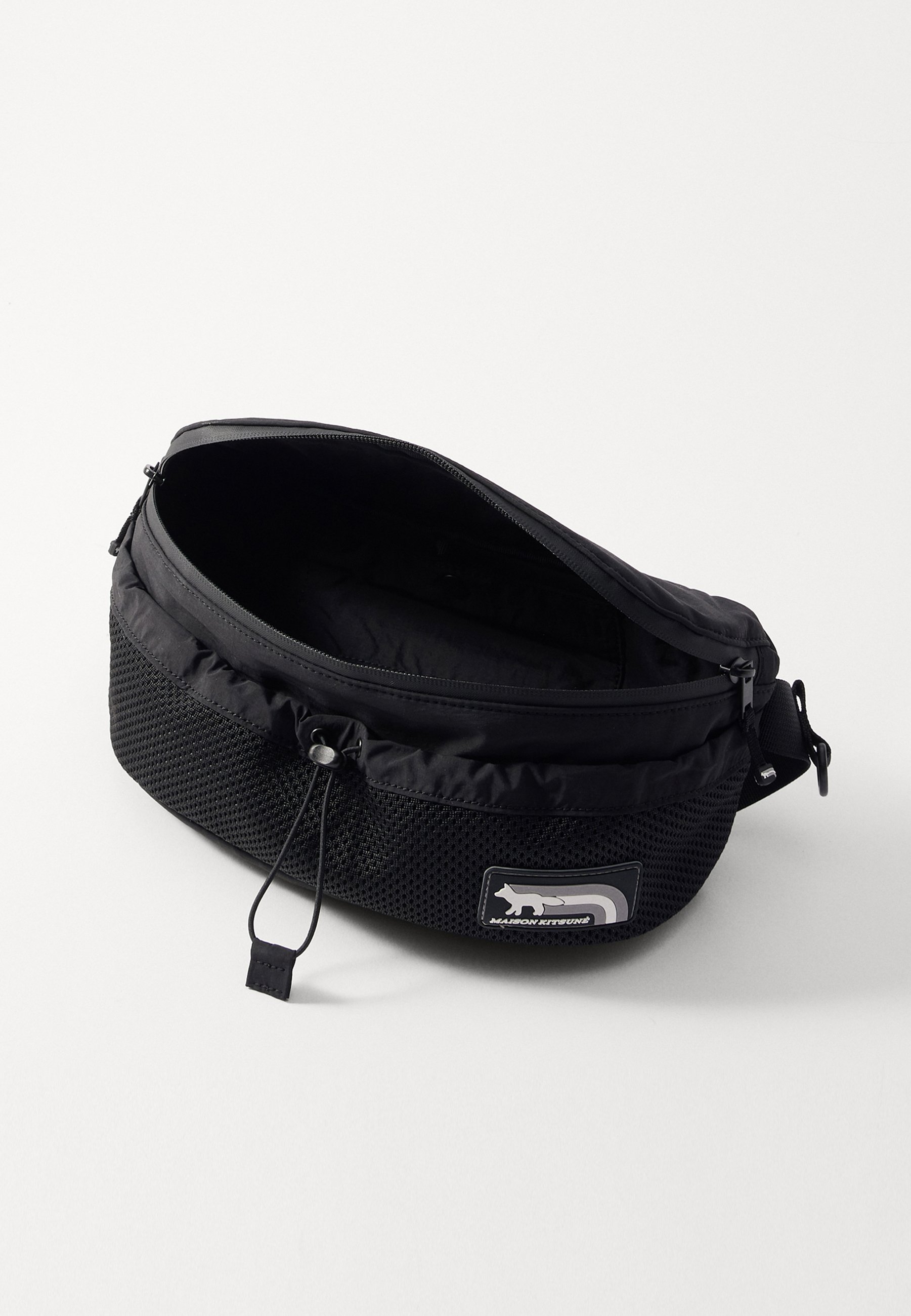 Maison Kitsuné FLASH FOX BUMBAG - Bum bag - black - Zalando.co.uk