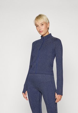 SEAMLESS JACKET - Veste de survêtement - deep navy sparkle