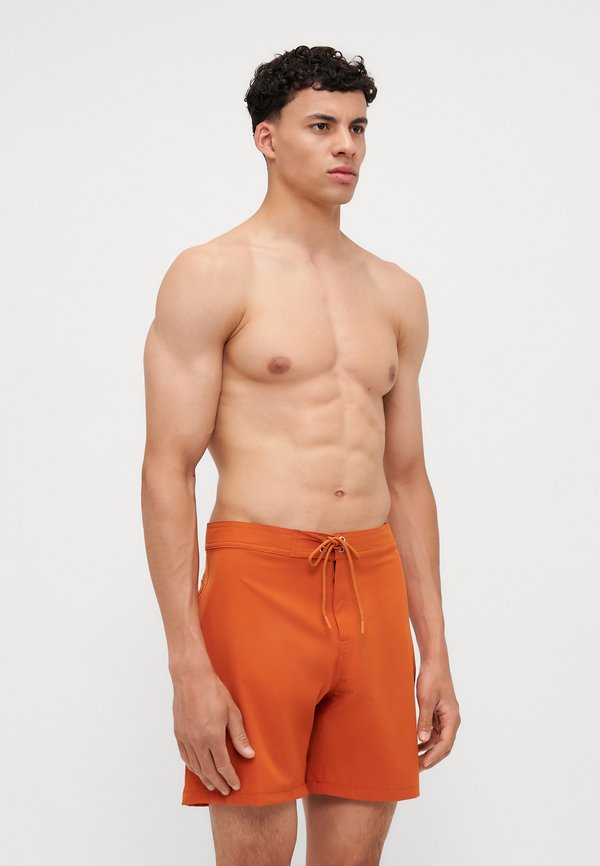 SOLID TECHNICAL SURF TRUNKS - Swimming shorts - orange2