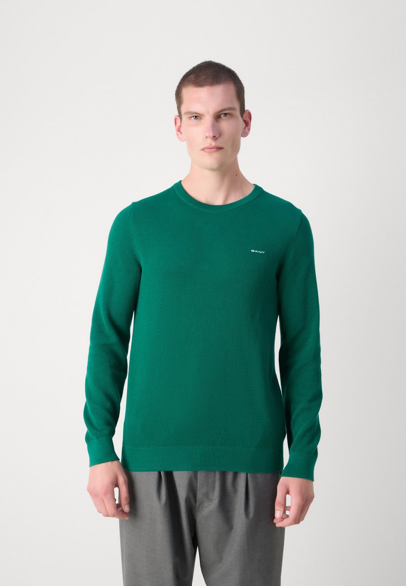 GANT C-NECK - Svetr - deep forest green