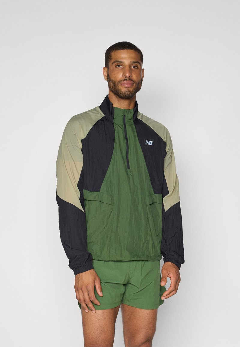 New Balance BETTER RUN WATER RESISTANT JACKET - Giacca a vento - garter snake