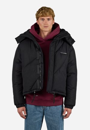 HENRY LOGO OVERSIZED PUFFER JACKET - Zimná bunda - black