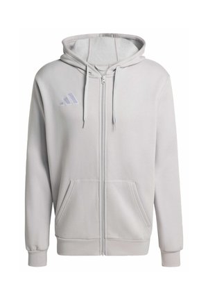 adidas Performance, ADIDAS PERFORMANCE ENTRADA26 FULL ZIP HOODIE - Zip-up sweatshirt - team light grey/white
