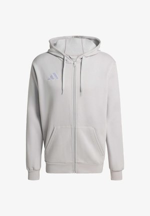 adidas Performance, ADIDAS PERFORMANCE ENTRADA26 FULL ZIP HOODIE - Sweatjacke - team light grey/white