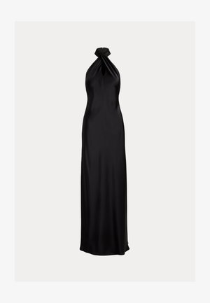 Lauren Ralph Lauren, SATIN CHARMEUSE HALTER GOWN - Gallakjole - black