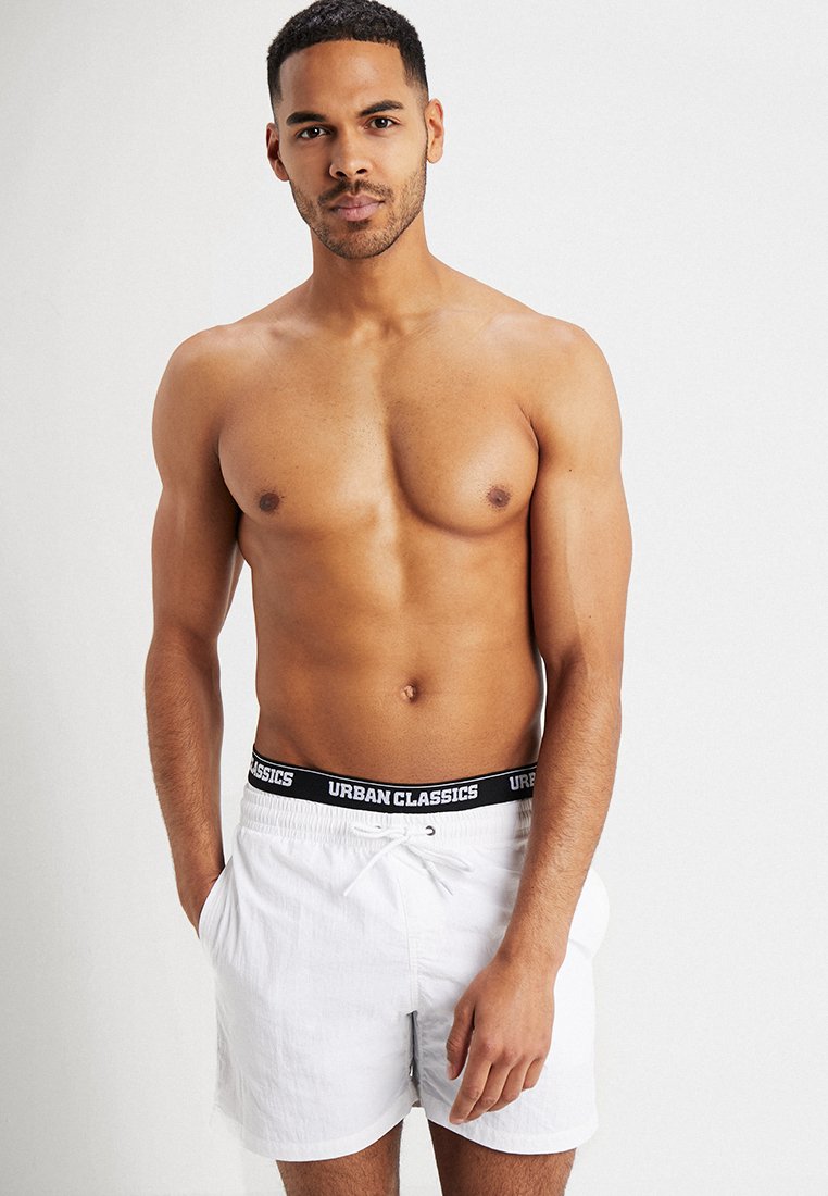 Urban Classics TWO IN ONE SWIM - Fürdőnadrág - white/black