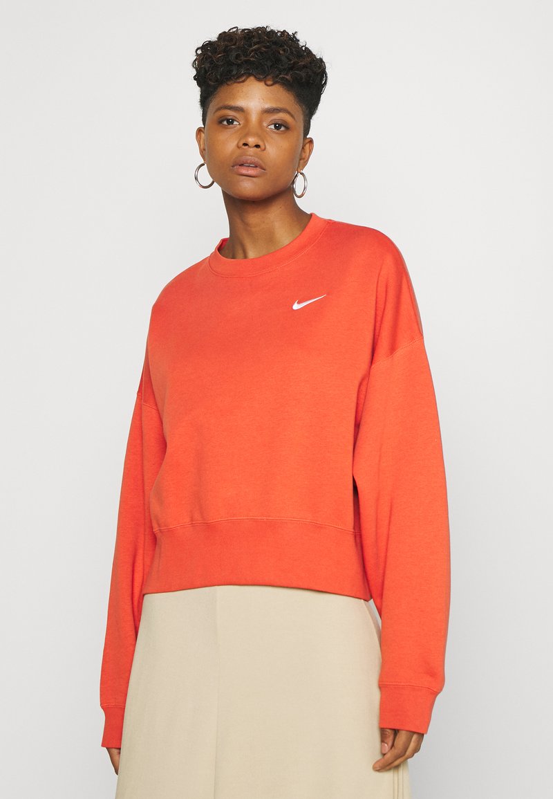 nike sweats orange