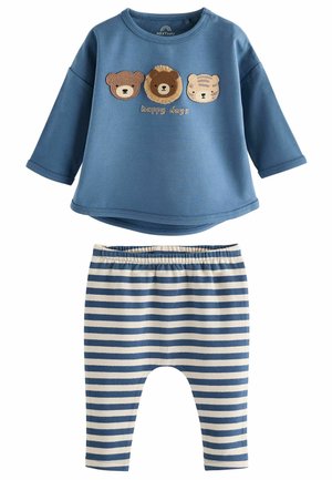 Next SET - REGULAR FIT - Stoffhose - navy stripe