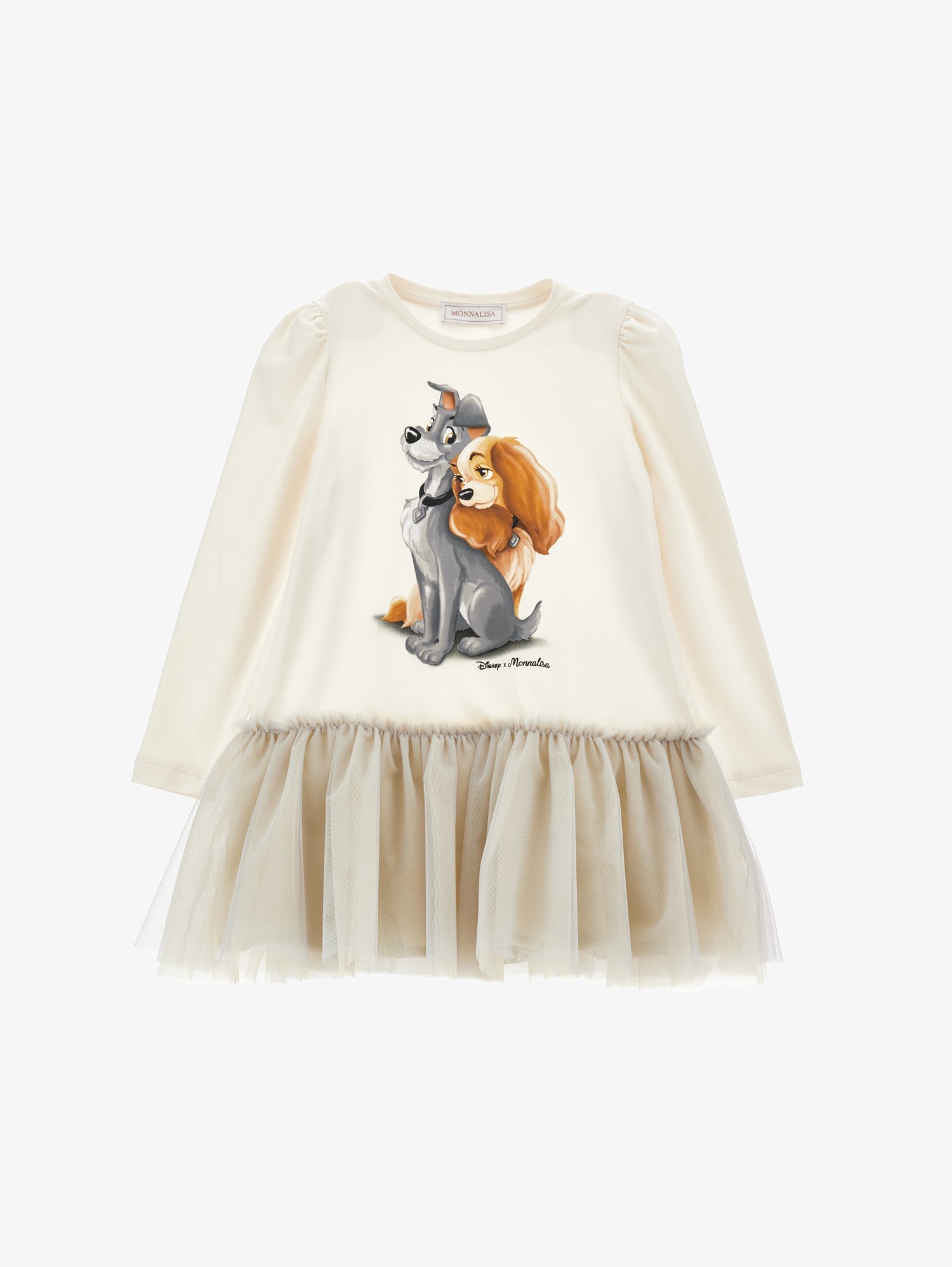 Monnalisa LADY AND THE TRAMP DISNEY ABITO FREE TIME - Jersey dress - ecru/white - Zalando.ie Monnalisa LADY AND THE TRAMP DISNEY ABITO FREE TIME - Jersey dress - ecru/white - Zalando.ie