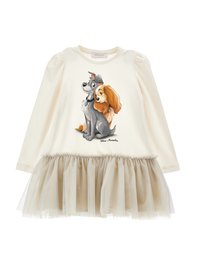MONNALISA - Lady & The Tramp Jumper Dress - Cream