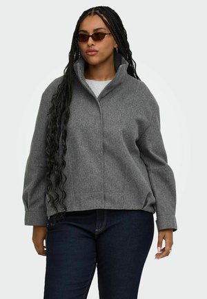 ONLY Carmakoma, BOMBER JACKET CARASTA BOMBER JACKET - Summer jacket - dark grey melange
