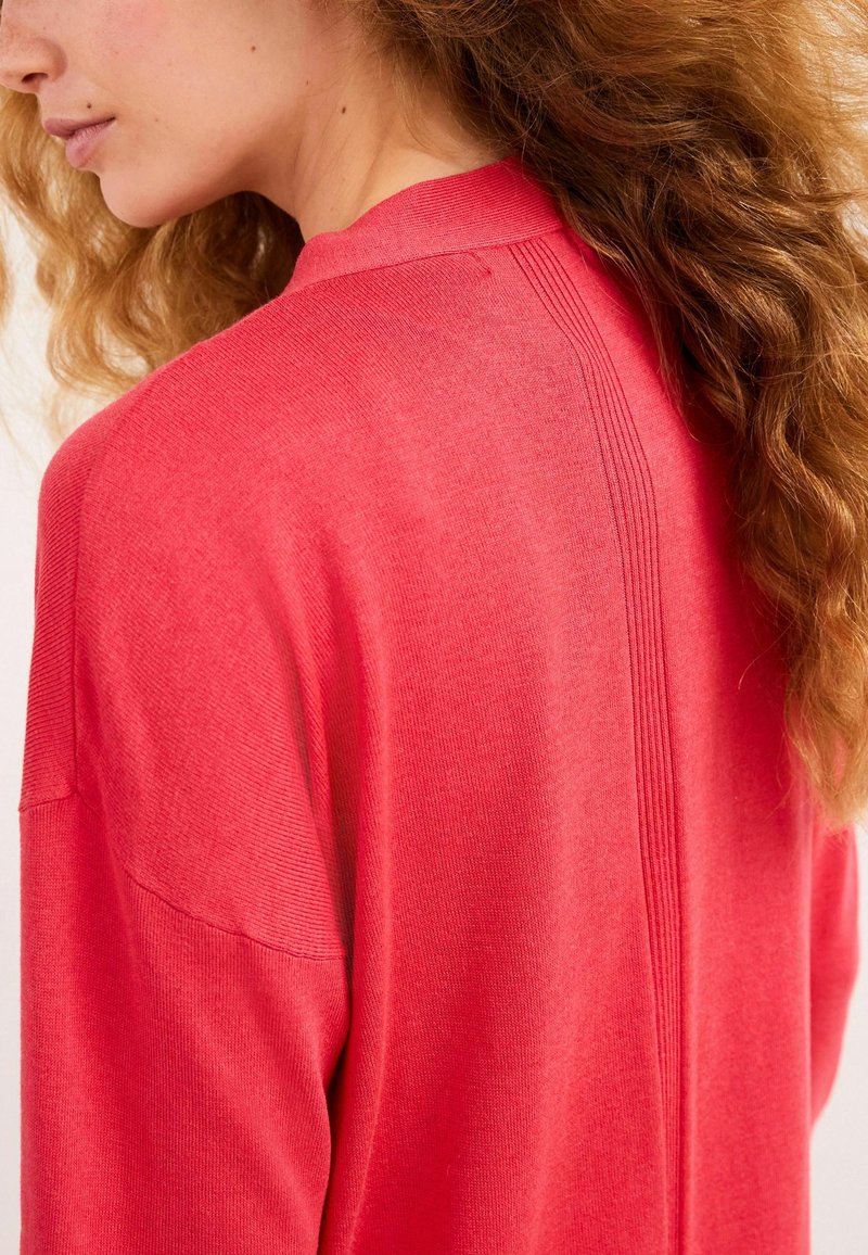 Damen Strickjacken | Next LONGLINE Strickjacke coral pink/pink - YQ21505 Damen Strickjacken | Next LONGLINE Strickjacke coral pink/pink - YQ21505
