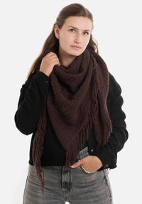 Knit Factory Sjaal - midnight plum