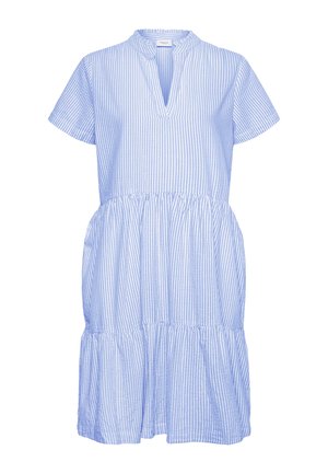 Saint Tropez, ELMIKOSZ SHORT SLEEVE - Vestido informal - palace blue stripe