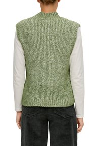 s.Oliver Strickpullover - salbeigrün