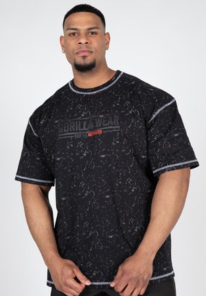 SAGINAW - Print T-shirt - blue
