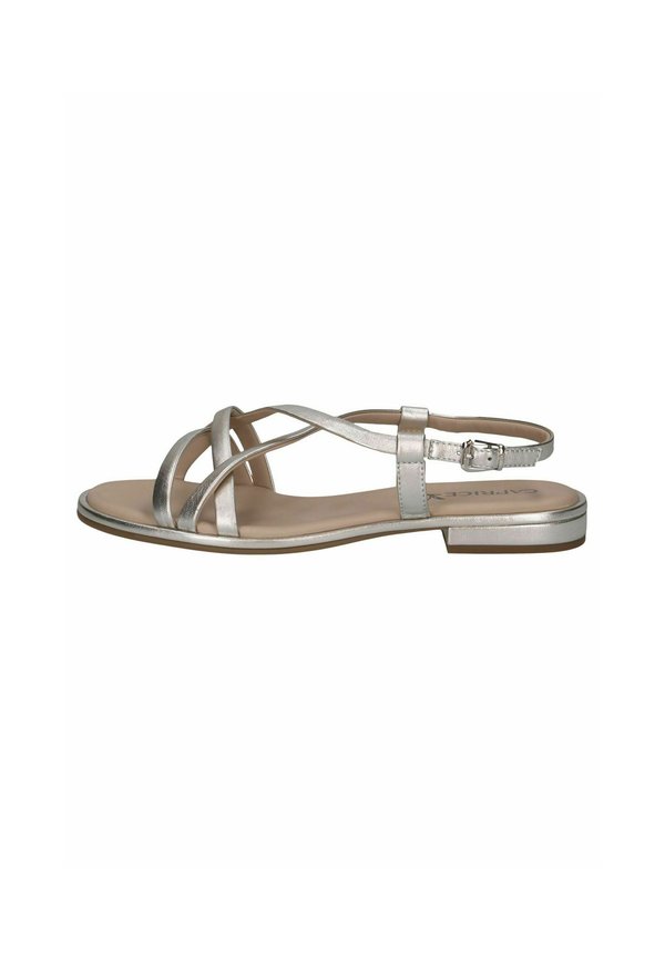 Riemensandalette - pearl metallic