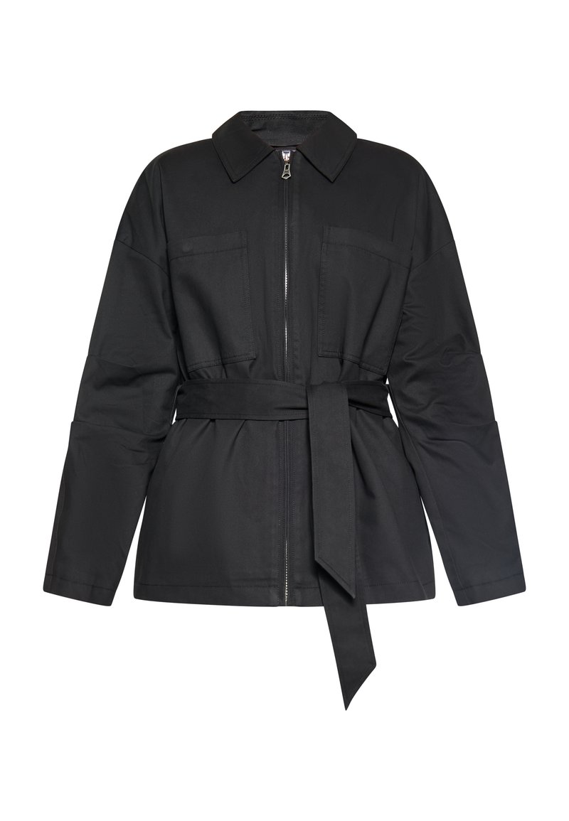 dreimaster Lichte jas zwart