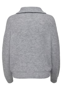 ONLY ONLBAKER - Pulover - light grey melange detail melange