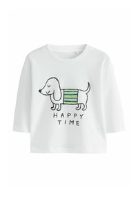 Ikke valgt, white happy time dog