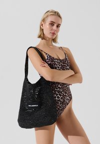 KARL LAGERFELD LOGO CROCHET BEACH - Accessorio da spiaggia - black