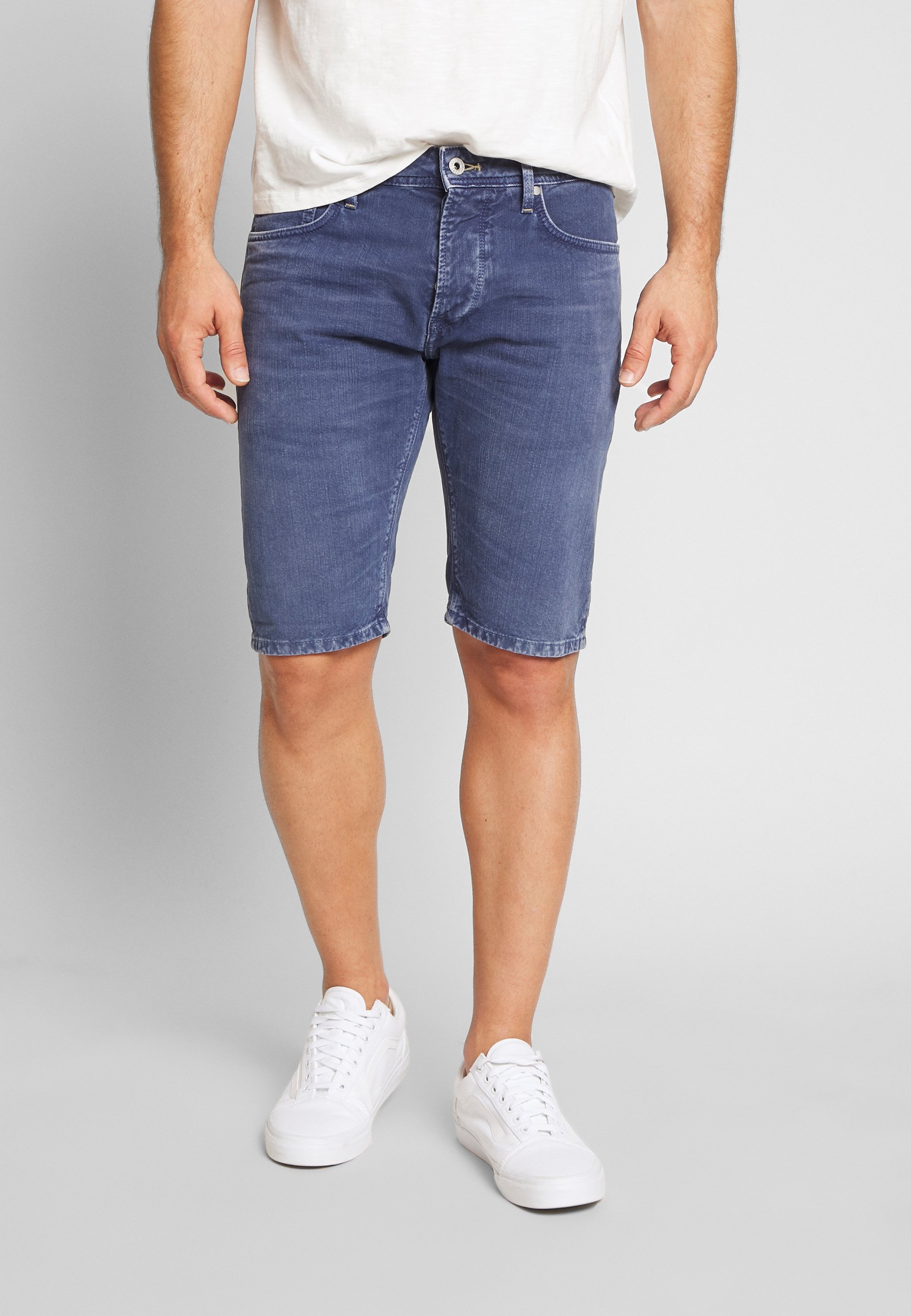 Pepe Jeans STANLEY Jeansshorts steel blue Zalando.no Pepe Jeans STANLEY - Jeansshorts - deep sea