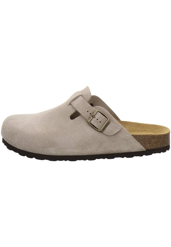 Pantolette flach - quarz