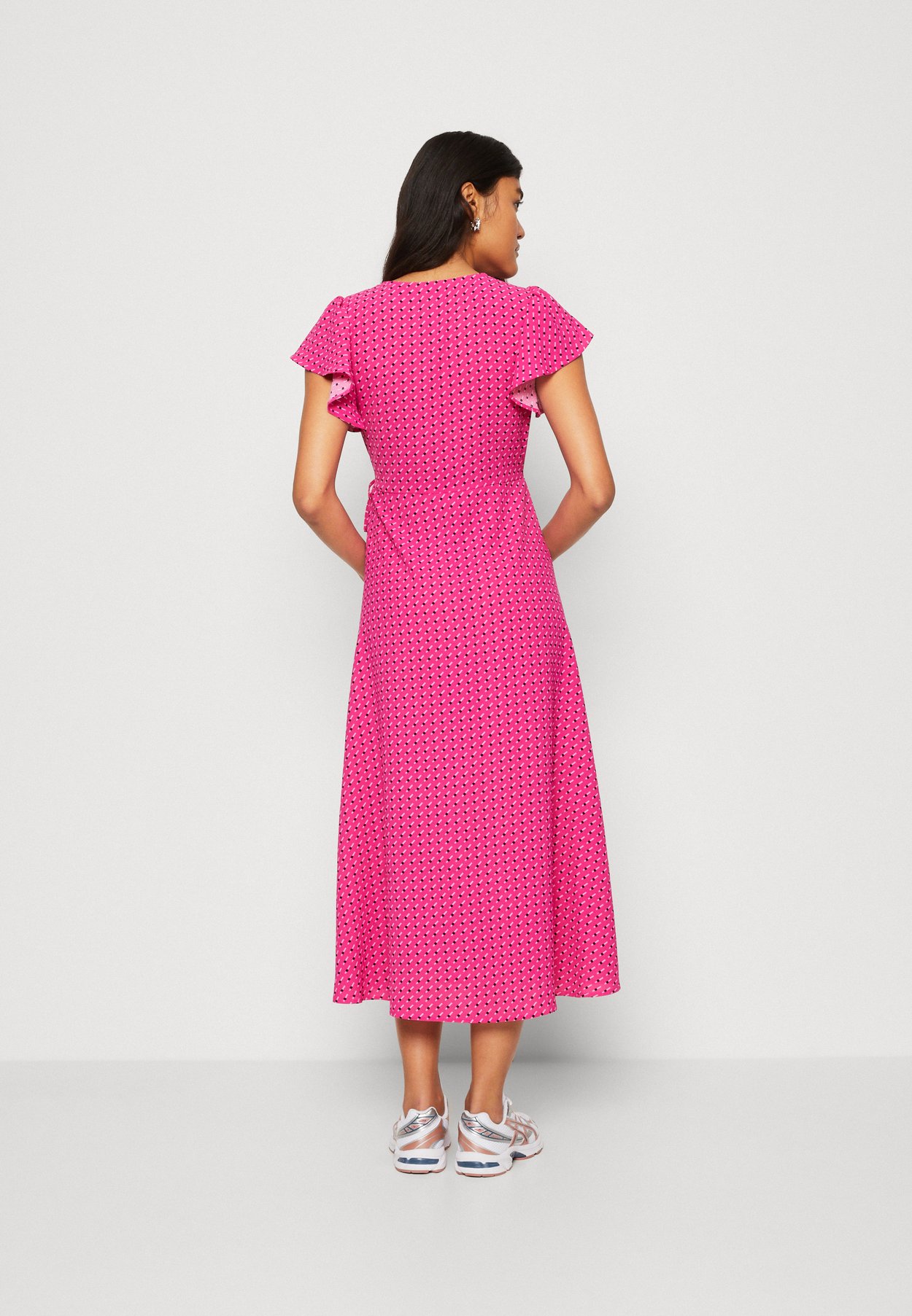 ONLNAOMI MIDI WRAP DRESS