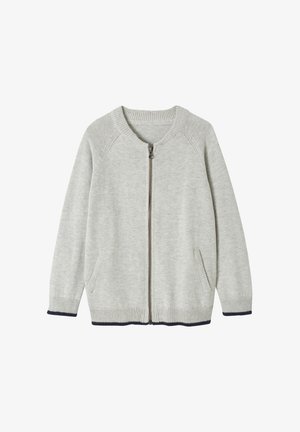 Vertbaudet, Strickjacke - grau meliert