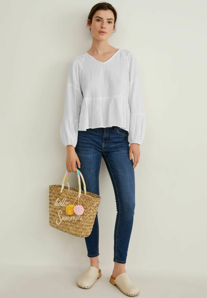 Damen Hemdblusen | C&A Bluse white/weiß - BZ94173 Damen Hemdblusen | C&A Bluse white/weiß - BZ94173