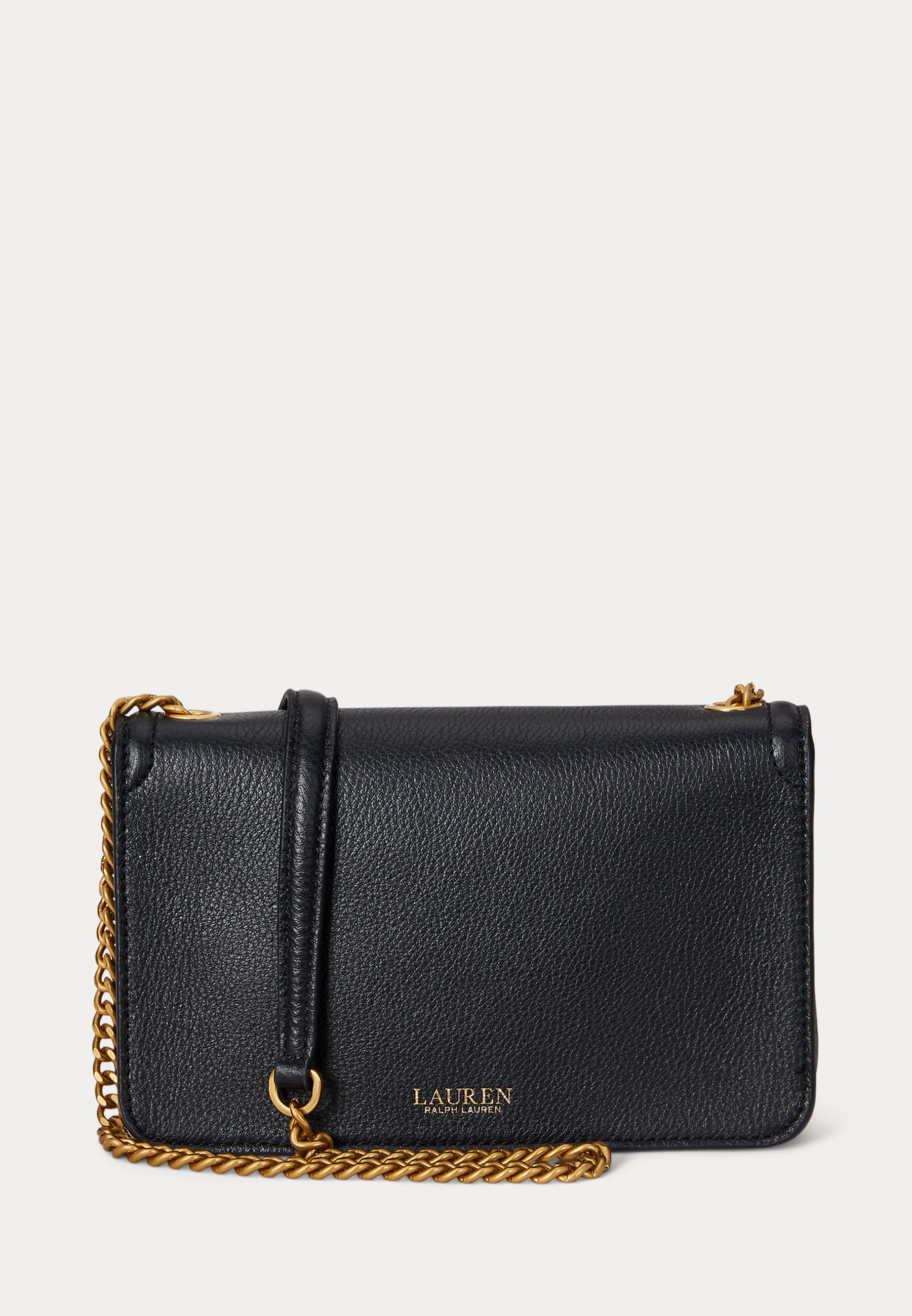 Lauren Ralph Lauren PEBBLED LEATHER BRADLEY CROSSBODY WALLET