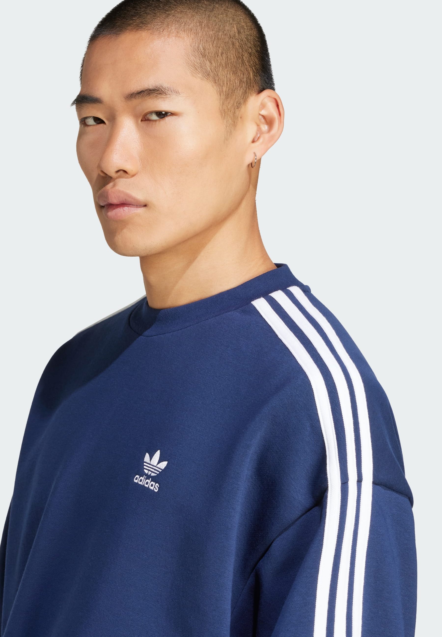adidas Originals OVERSIZE CREW - Sweatshirt - night indigo